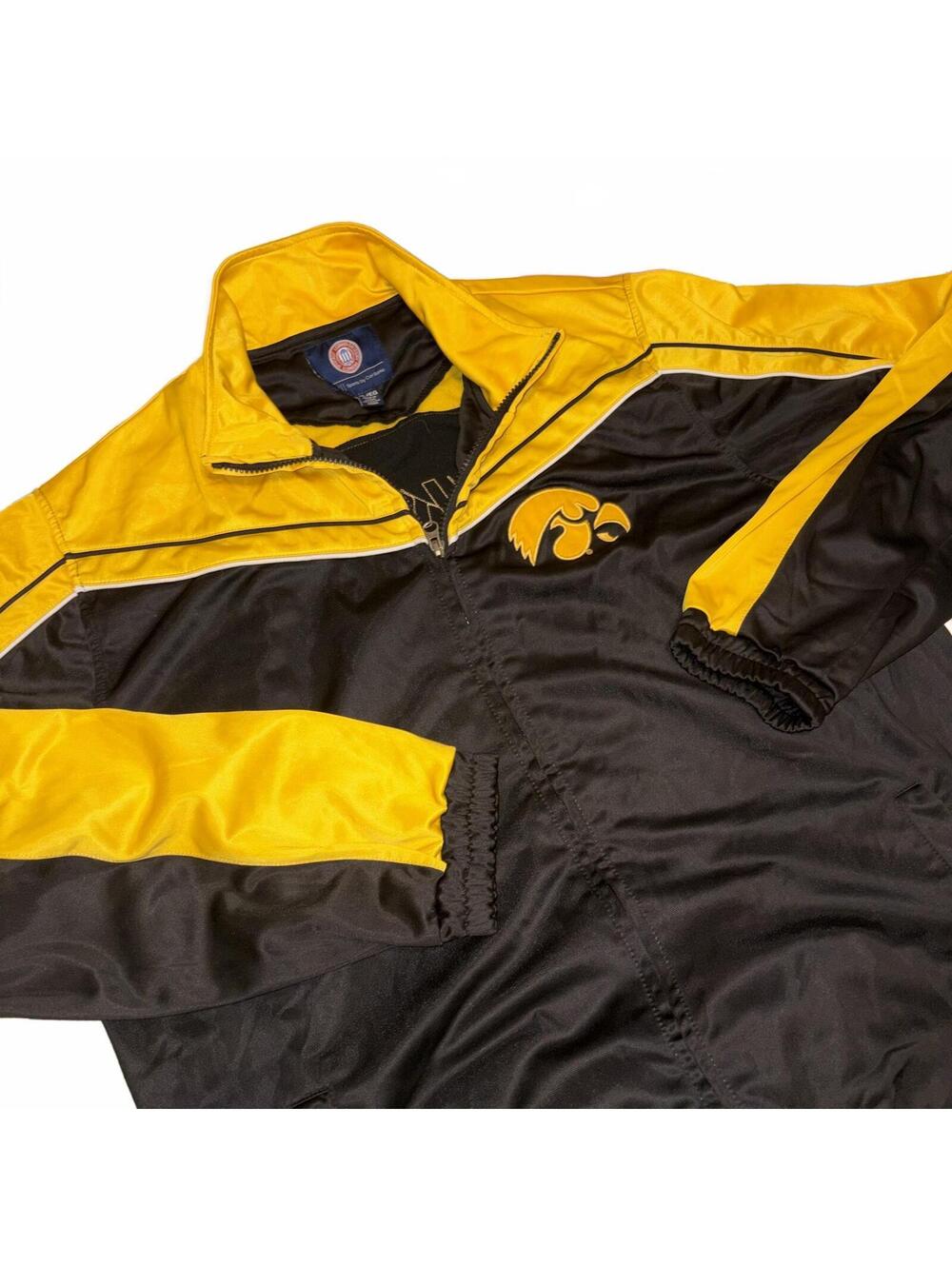 Iowa Hawkeyes GIII Carl Banks NCAA Full Zip Track Jacket Mens XL College Varsity - Picture 5 of 7